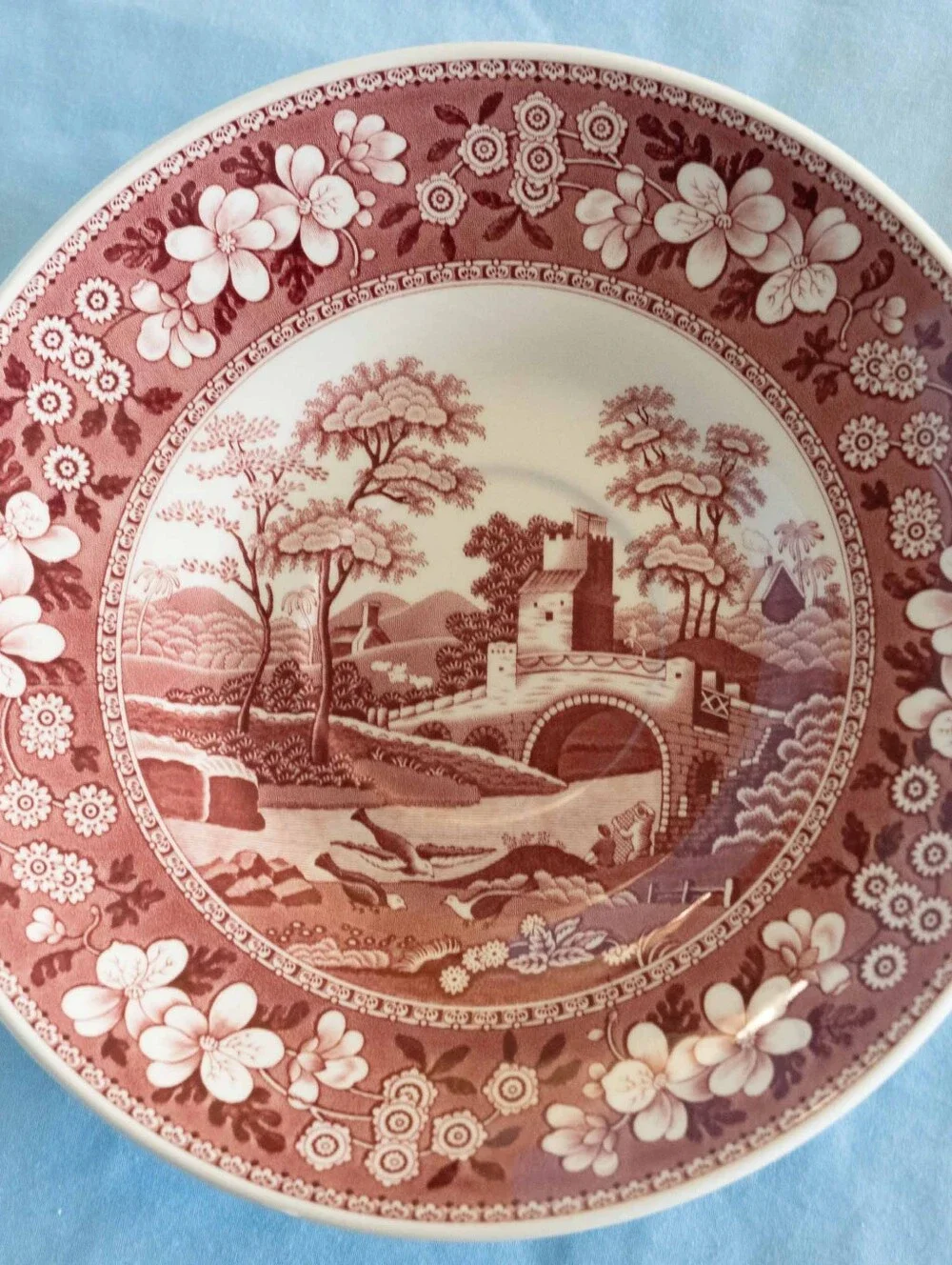 Beautiful, Spode Archive Collection Tower Pattern. Jumbo Cup & Saucer. England.